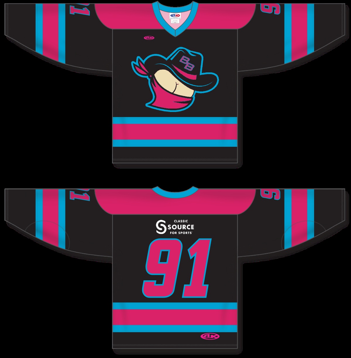 Backdoor Bandits jerseys — black